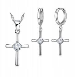  Ezüst ékszer szett 925 Kereszt Női ékszer szett Doboz (5060211071300)