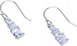 Lovrin Ezüst fülbevaló 925 fehér cirkóniával 2, 97g női modern design (Lovrin 46890)