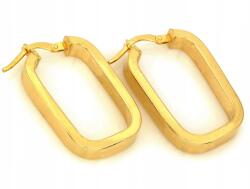 Lovrin Aranyozott 925-ös ezüst fülbevaló, ovális, angol kapcsos, 3, 49g ajándék