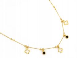 Lovrin 925-ös ezüst nyaklánc, divatos, virág alakú, csillogó (63521457)