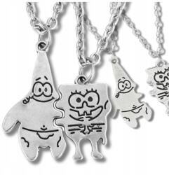  Ezüst Nyaklánc Barátoknak Best Friends SpongyaBob (5905884015155)