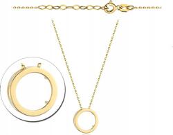 Lovrin Arany nyaklánc 585 mozgatható karikával, modern, divatos ajándék, 14 karátos (Lovrin 56792)