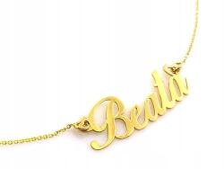 Lovrin Arany Nyaklánc Beata névvel 585 lemezke celebritás 14kt betűk 45cm (59042876)