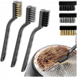 3db-os többfunkciós drótkefe készlet polírozó tisztításhoz (Zestaw 3 szczotek drucianych wielofunkcyjnych)