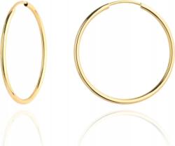 Lovrin Arany női fülbevaló 585 karika szuper könnyű 7cm klasszikus ajándék divatos (Lovrin)