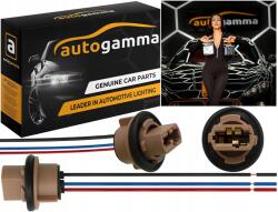 Auto Gamma Csatlakozó Dugó Csatlakozódugó Aljzat Izzó foglalat W21/5W W21W 7440 7443 T20