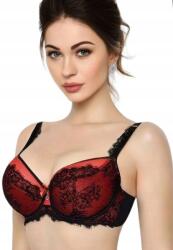 Lanny Mode Merevítős, félig merevített melltartó Lanny Mode Sandy, fekete/piros 85C