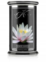 Kringle Candle White Lotus Kringle Candle nagy gyertya két kanóccal (624g) (0153-001694)