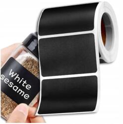 Papír címke matricák, 120 db tekercsen, ajándékokhoz, üvegekhez, barkácsoláshoz