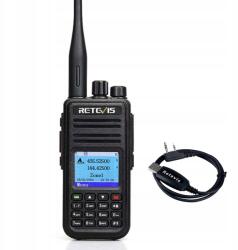 Retevis RT3S Walkie Talkie, Kétsávos, Gps, Felvétel funkció, Dmr Rádiókészülék (A9110F-J9110P)
