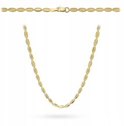 Lovrin Arany nyaklánc 585 14k gyémántcsiszolású ovális 3.8g 45cm aranyrúd (58719418)