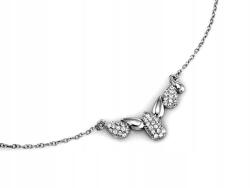 Lovrin Ezüst 925 nyaklánc elegáns cirkónia kövekkel, 2.93g, női ajándék (60772366)