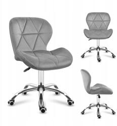 Mark Adler Irodai forgószék Mark Adler szürke velúr kárpitozott a nappaliba (MA-Future 3.0 Grey Velur)