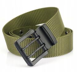 EdiBazzar Taktikai vászon öv, fém csat, unisex, katonai (Pasek parciany męski damski mocny Pas)