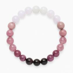  Harmónia Karkötő Kövekkel kvarc, rodonit, kvarc és holdkő Kézzel Készített