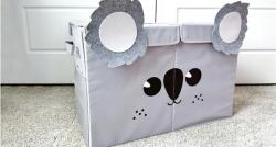 Quokka játéktároló láda, koalával, összecsukható, gyerekeknek