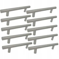 B&B 10 db Bútorfogantyú Reling 96 mm ezüst Szekrény- és fiókgomb (Z10 U101 L96 BS)