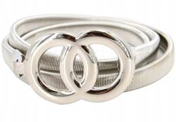 EdiBazzar Ezüst Öv kerekek Fém rugó Rugalmas női szilárd páncél (H135)