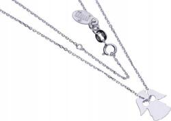 Lovrin Ezüst nyaklánc 925-ös finomságú, angyalkás medállal, 1, 79g - tökéletes ajándék (Lovrin 53388)