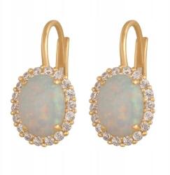 Lovrin Arany fülbevaló női 585 opállal 3.00g szélesség 8.90 mm elegáns 14k (61114891)