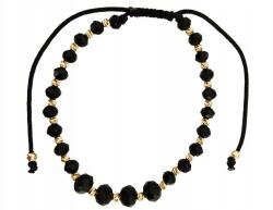 Lovrin Arany karkötő zsinóron, 585-ös arany golyókkal és fekete golyókkal (63625870)