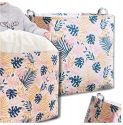 Ruhakosár szennyes tároló doboz fehérnemű tároló szekrényszervező nagy (Duży kosz na pranie wiązany pojemny)