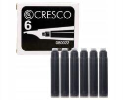Cresco töltőtollak csere patronjai, fekete, 100 db (5989263)