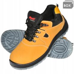 MAAN Topas biztonsági cipő bőr félcipő 45-ös méret Maan (7658)