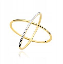 Lovrin Arany gyűrű 585 14k kő nélkül 2.12 g gyémántcsiszolás fehér arany (58718320)