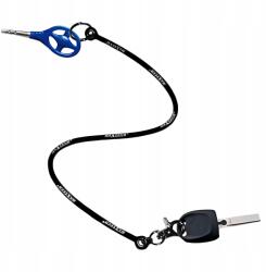  Autós kulcstartó lopásgátló karabinerrel, 38 cm (B01B9HK5QQ)