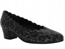 Gabor Női bőr cipő fekete leopárd mintás 36-os méret (22.221.66)
