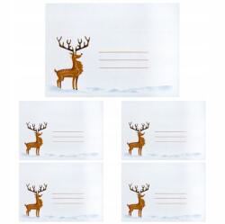 Allbag Ünnepi C6 Borítékok Karácsonyi Üdvözlőlapokhoz Irodai Levélboríték 5 db