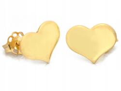 Lovrin Aranyozott ezüst fülbevaló 925 szív motívummal 0.85g ajándéknak is kiváló (62127142)