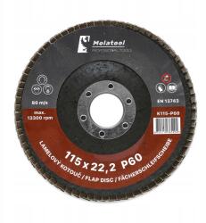 Molatool Korund lapos tárcsa 115 mm P60 (745110365204)