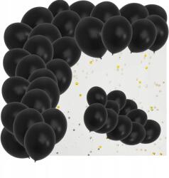 Lewer Lufik Professzionális 10 hüvelykes Fekete lufik dekoratőröknek születésnapra Erős 50 db