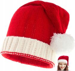EdiBazzar Téli meleg Mikulás sapka, pomponnal, karácsonyi ünnepi (5905884078198)