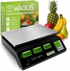 Bolti mérleg Elektronikus raktári mérleg 40 kg 5 g Akkumulátoros LCD (AKC-381)