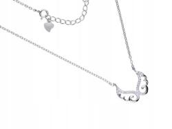 Lovrin 925-ös ezüst nyaklánc finom szárnyakkal, medállal, divatos mintával ajándék ötlet (Lovrin 64104)