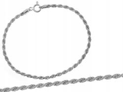 Lovrin Elegáns női ezüst Korda karkötő 925, 5.55g, 2.8mm, 20-as méret (60533828)