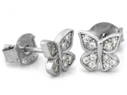 Lovrin Ezüst pillangó fülbevaló cirkóniákkal 1.05g 925-ös finomságú, gyengéd gyermekeknek (62741461)