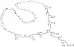 Lovrin Ezüst nyaklánc 925 gyöngyökkel és cirkóniákkal 22, 10 g, divatos design ajándékba (Lovrin 52062)