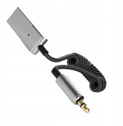  Bluetooth transzmitter, Bluetooth v5.3-ról 3.5mm Jackre, szürke (TB2858_BY301)