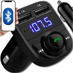 Lewer FM Transmitter, MP3, Bluetooth, 2xUSB, kihangosító (TRANSMITER BLUETOOTH FM SAMOCHODOWY Lewer 01)