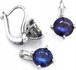 Lovrin Ezüst ékszerszett 925 kék kővel, exkluzív design, ajándéknak is kiváló (Lovrin 56209)