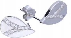 Lovrin 925-ös ezüst fülbevaló cirkónia kövekkel, könnycsepp alakú, 1, 85g, eredeti, női ajándék (Lovrin 47800)