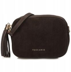 Toscanio postás táska , valódi bőr, barna (G88)