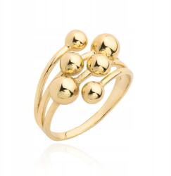 Lovrin Arany gyűrű arany golyókkal 585-ös arany 3.74g 18-as méret elegáns kövek nélkül (62093703)