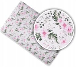 Ankras Pamut Lepedő Kiságyba 160x80 Mintás! (Prześcieradło 160x80 Róża Różowa)