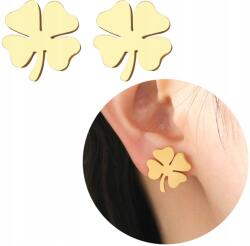 EdiBazzar 18K arannyal bevont, sebészeti acélból készült, arany színű, lógós fülbevaló