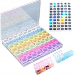  Szervező Doboz Ékszertartó Kazetta Fülbevalók Gyűrűk Apróságok 56 (ORGANIZER PUDEŁKO KASETKA NA BIŻUTERIĘ P301)